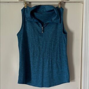 Sleeveless Blue Women's Top